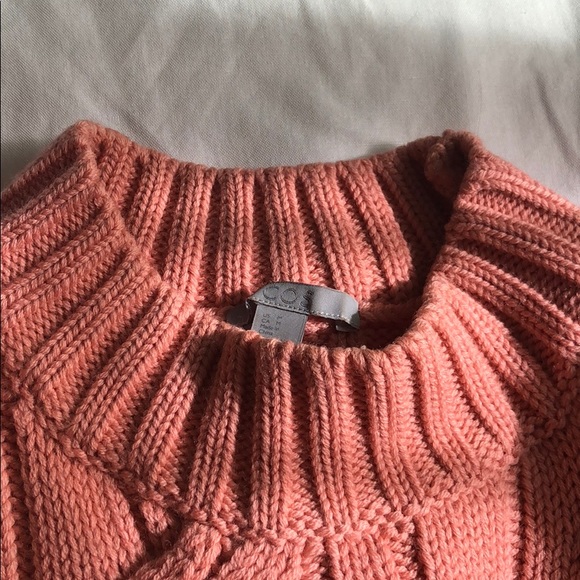 COS dusty mauve cable knit tunic SIZE M. - Picture 3 of 4